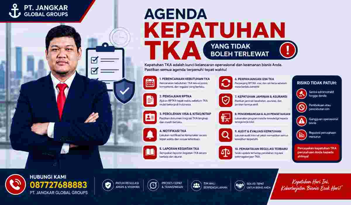 Agenda Kepatuhan TKA yang Tidak Boleh Terlewat