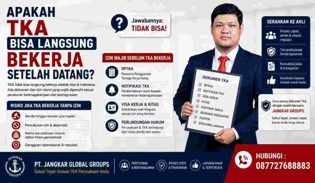 Apakah TKA Bisa Langsung Bekerja Setelah Datang