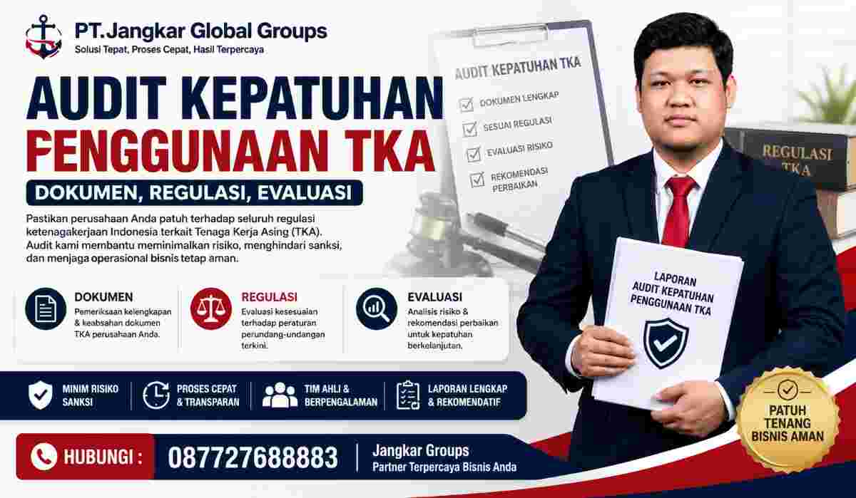 Audit Kepatuhan Penggunaan TKA Dokumen, Regulasi, Evaluasi