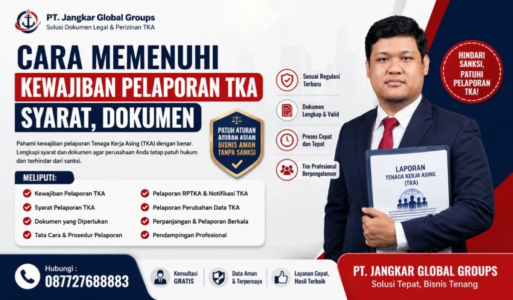 Cara Memenuhi Kewajiban Pelaporan TKA Syarat, Dokumen