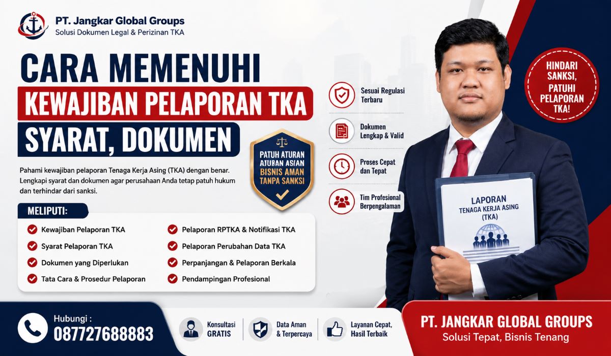 Cara Memenuhi Kewajiban Pelaporan TKA Syarat, Dokumen