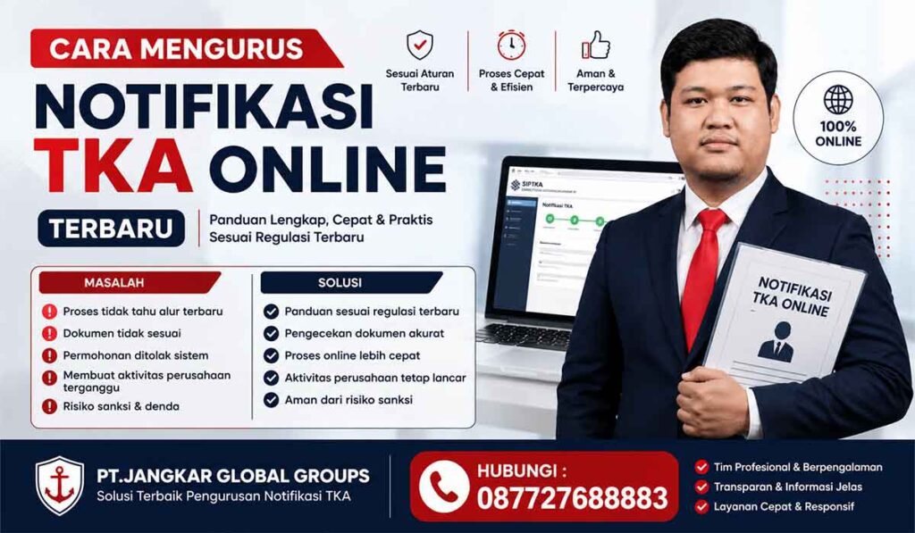 Cara Mengurus Notifikasi TKA Online Terbaru