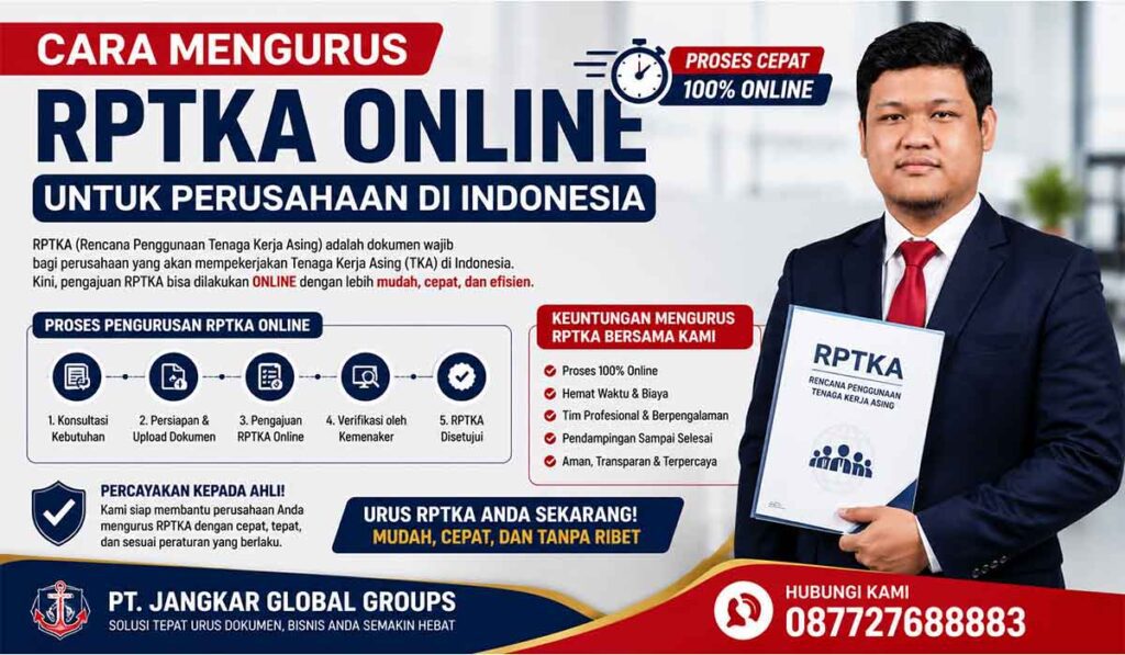 Cara Mengurus RPTKA Online untuk Perusahaan di Indonesia