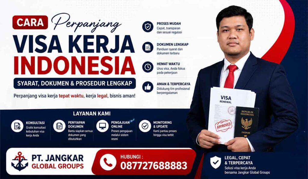 Cara Perpanjang Visa Kerja Indonesia Syarat, Dokumen