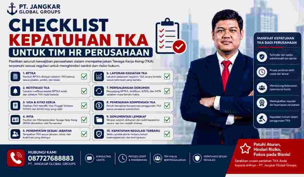 Checklist Kepatuhan TKA untuk Tim HR Perusahaan