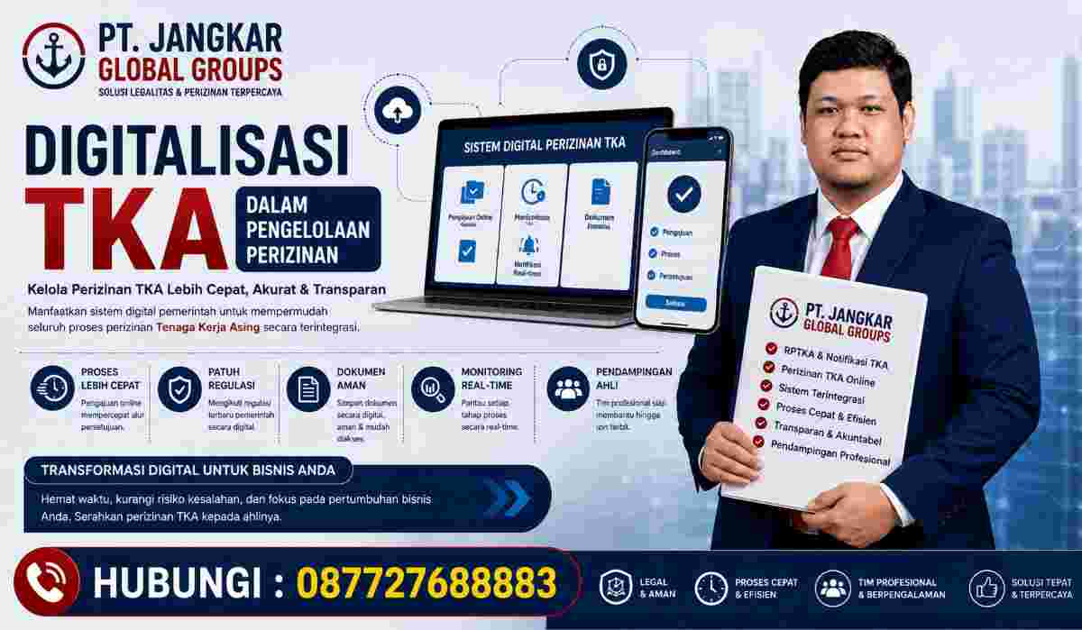 Digitalisasi TKA dalam Pengelolaan Perizinan