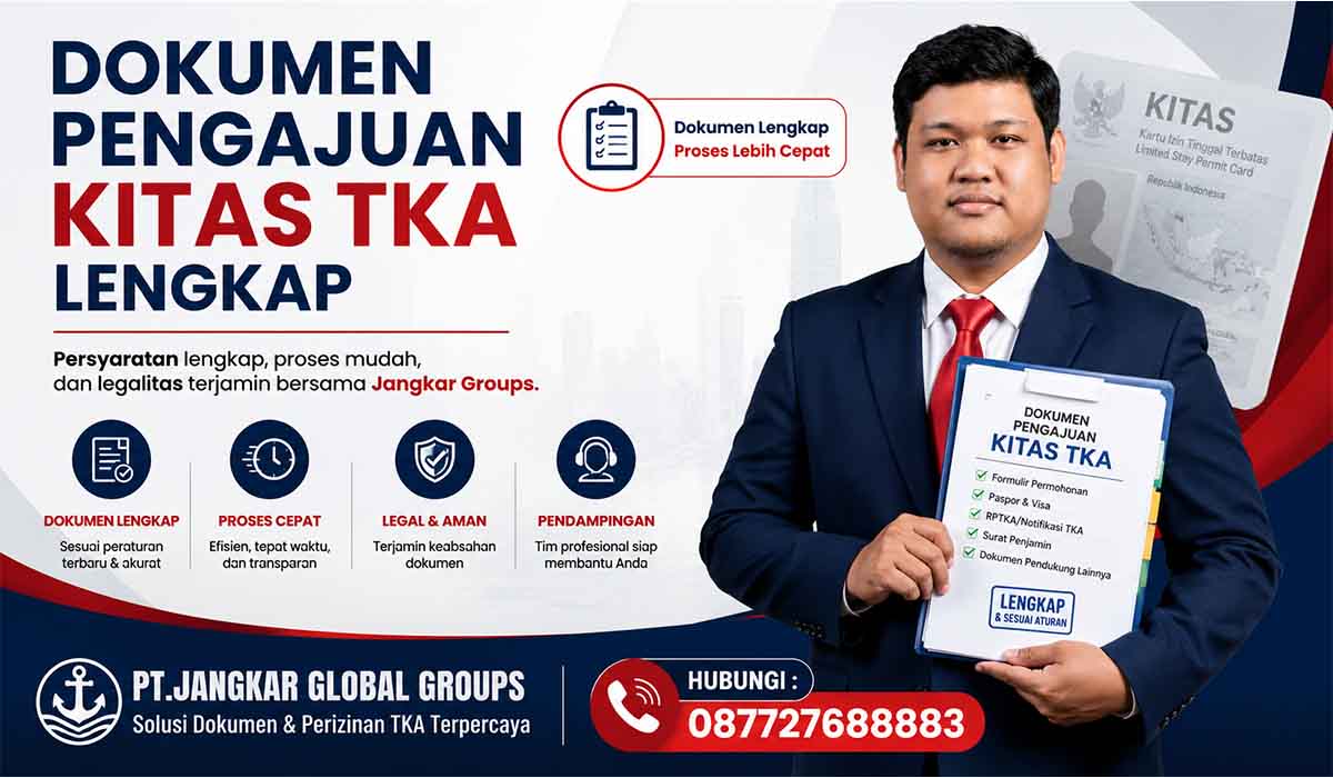 Dokumen Pengajuan KITAS TKA Lengkap