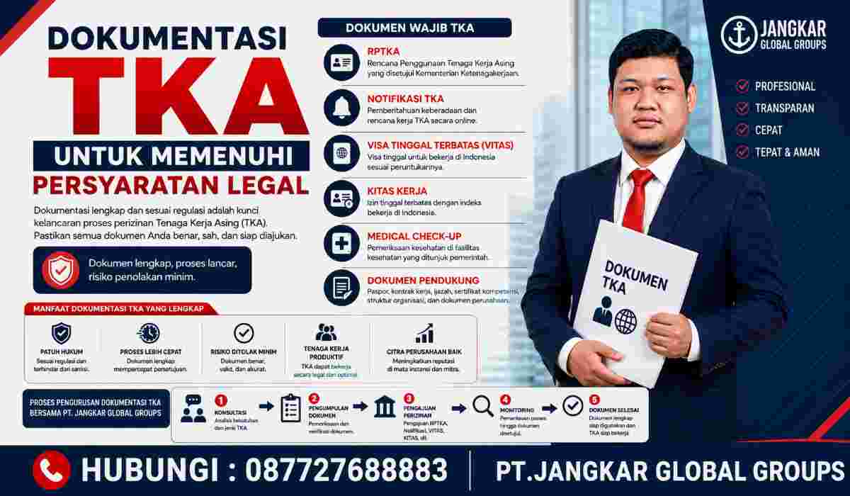 Dokumentasi TKA untuk Memenuhi Persyaratan Legal