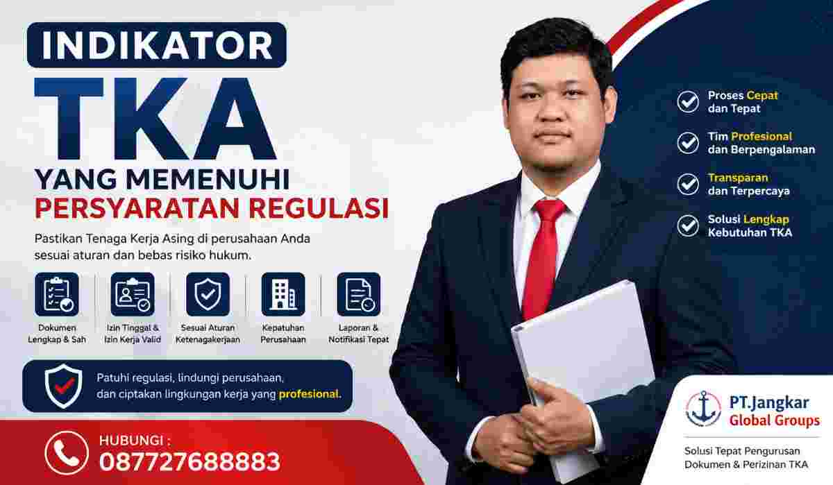 Indikator TKA yang Memenuhi Persyaratan Regulasi