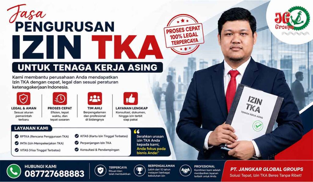 Jasa Pengurusan Izin TKA untuk Tenaga Kerja Asing