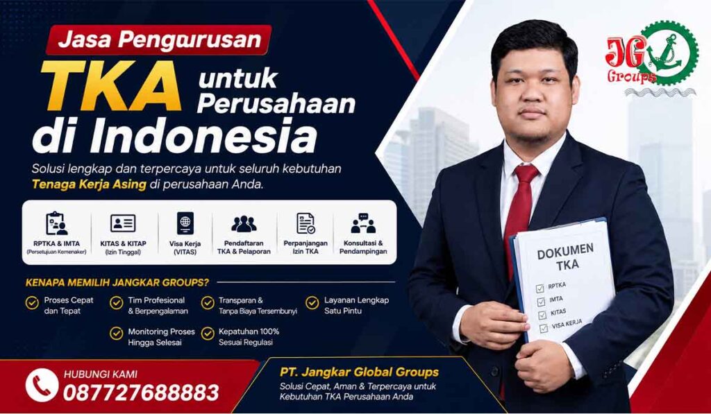 Jasa Pengurusan TKA untuk Perusahaan di Indonesia