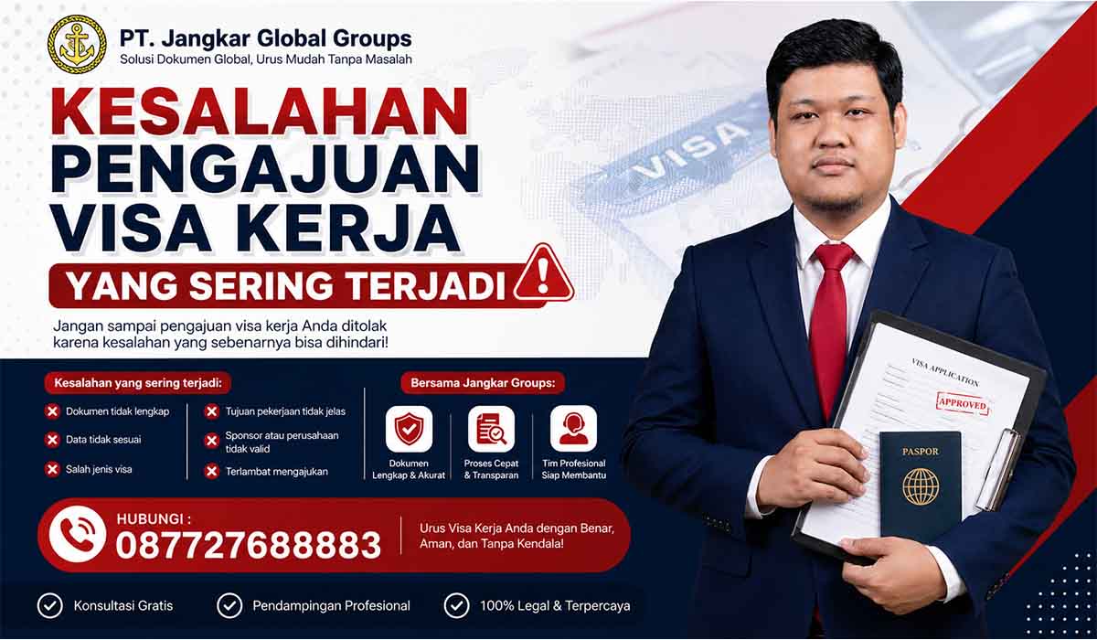 Kesalahan Pengajuan Visa Kerja yang Sering Terjadi