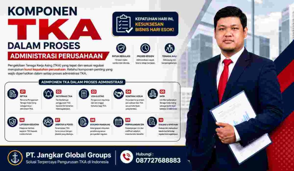 Komponen TKA dalam Proses Administrasi Perusahaan