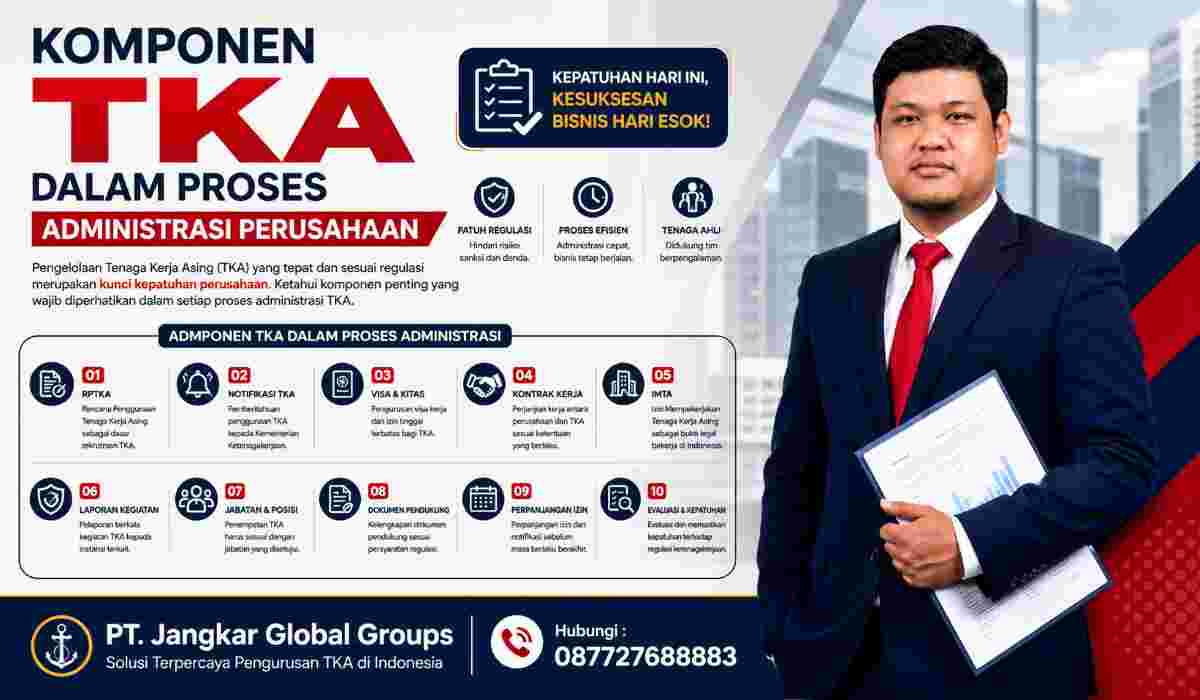 Komponen TKA dalam Proses Administrasi Perusahaan
