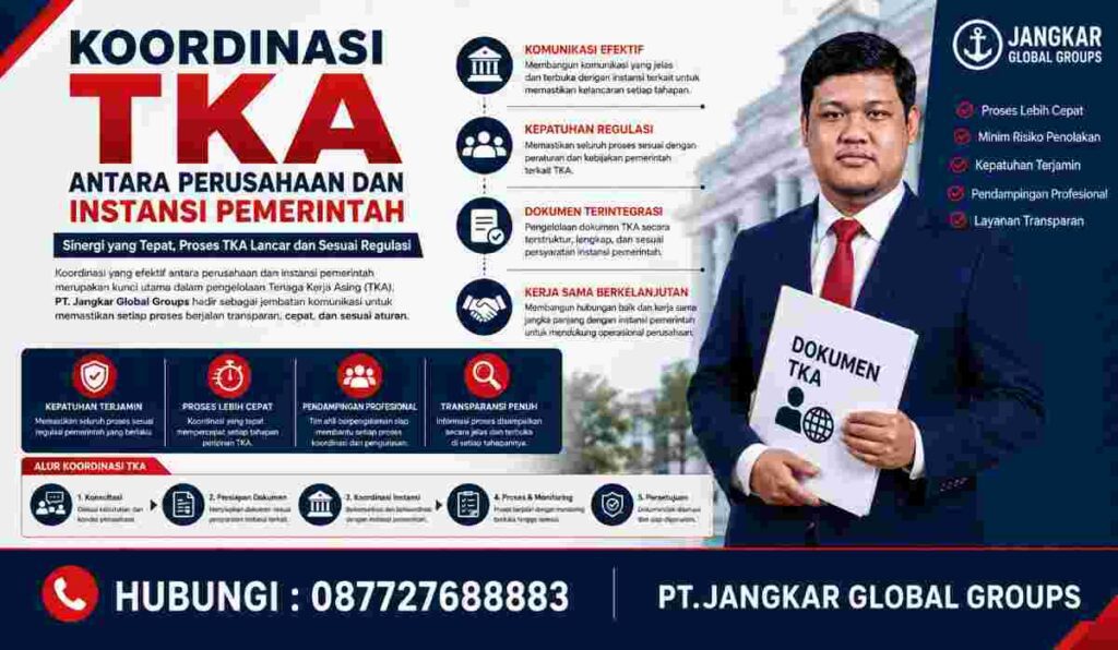 Koordinasi TKA antara Perusahaan dan Instansi Pemerintah