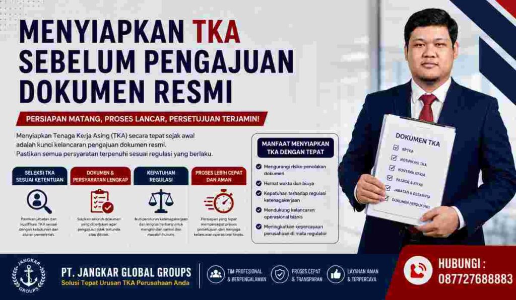 Menyiapkan TKA Sebelum Pengajuan Dokumen Resmi