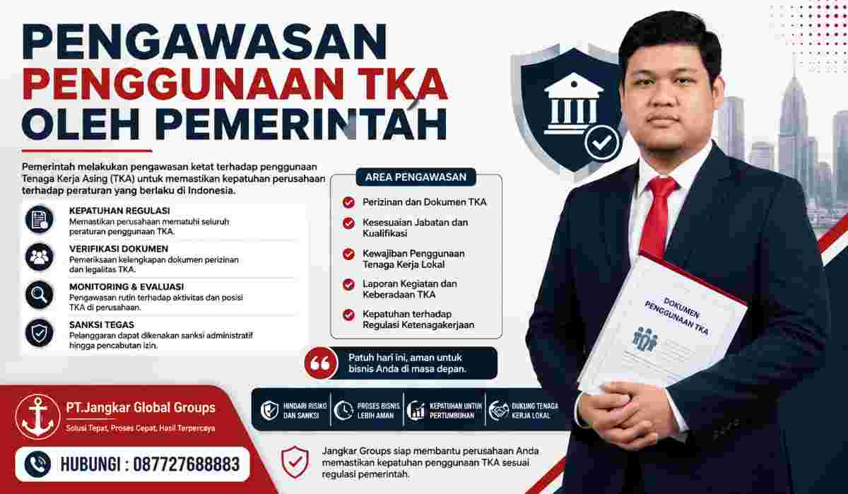 Pengawasan Penggunaan TKA oleh Pemerintah