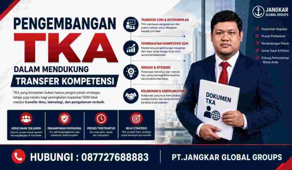 Pengembangan TKA dalam Mendukung Transfer Kompetensi