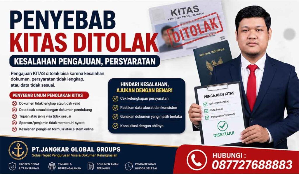 Penyebab KITAS Ditolak Kesalahan Pengajuan, Persyaratan