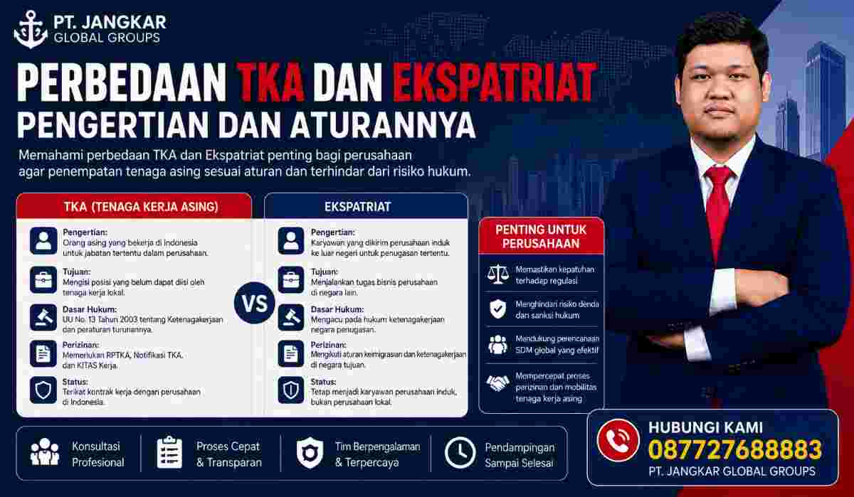 Perbedaan TKA dan Ekspatriat Pengertian dan Aturannya