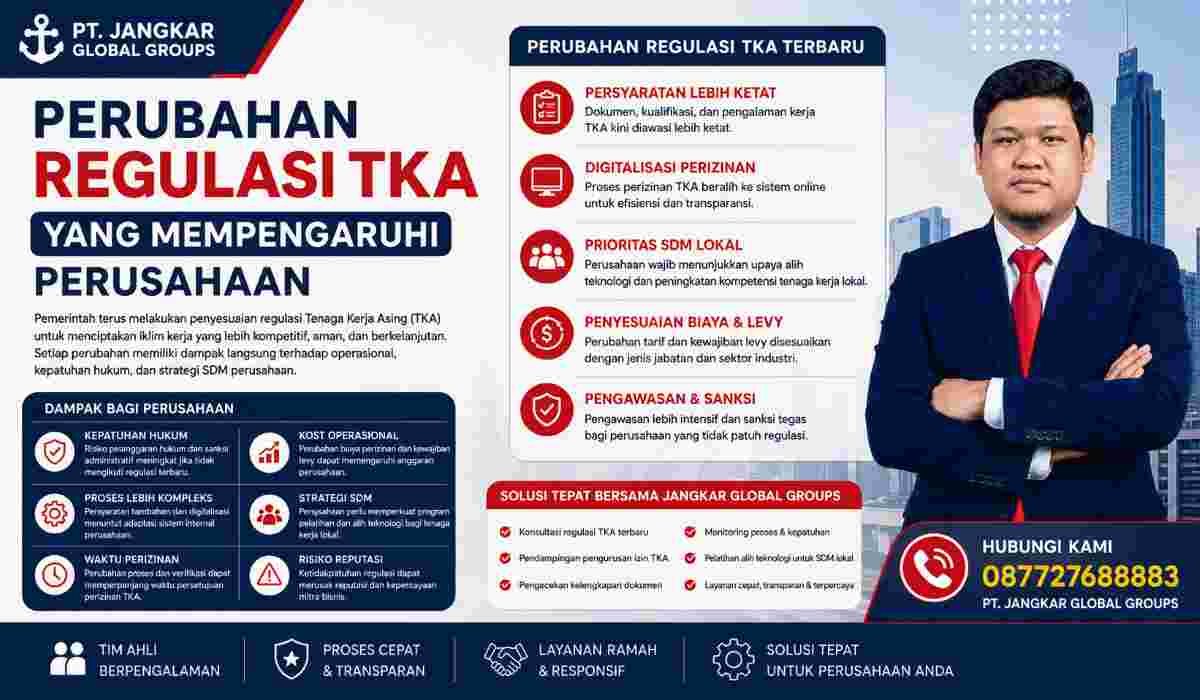 Perubahan Regulasi TKA yang Mempengaruhi Perusahaan