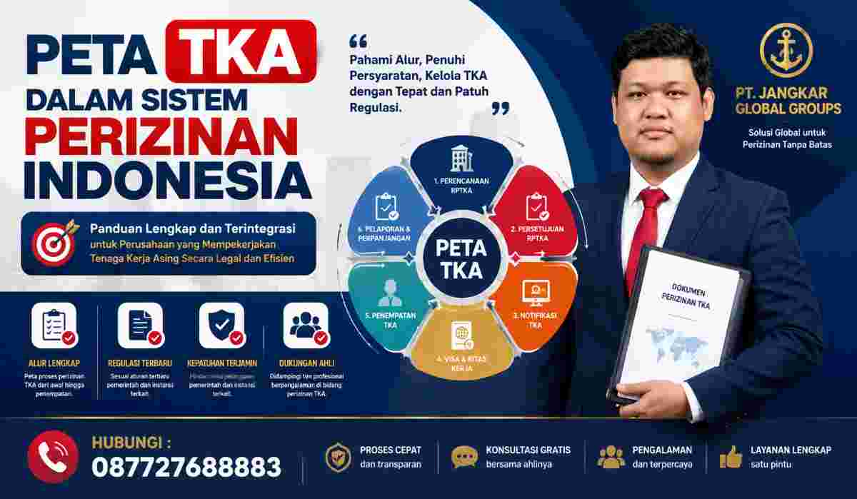 Peta TKA dalam Sistem Perizinan Indonesia