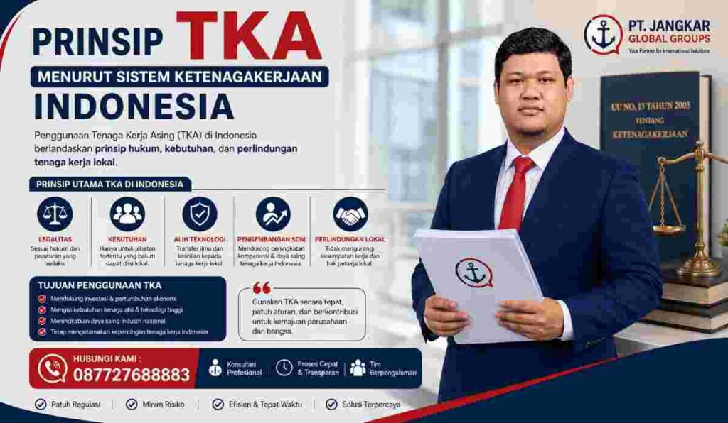 Prinsip TKA Menurut Sistem Ketenagakerjaan Indonesia