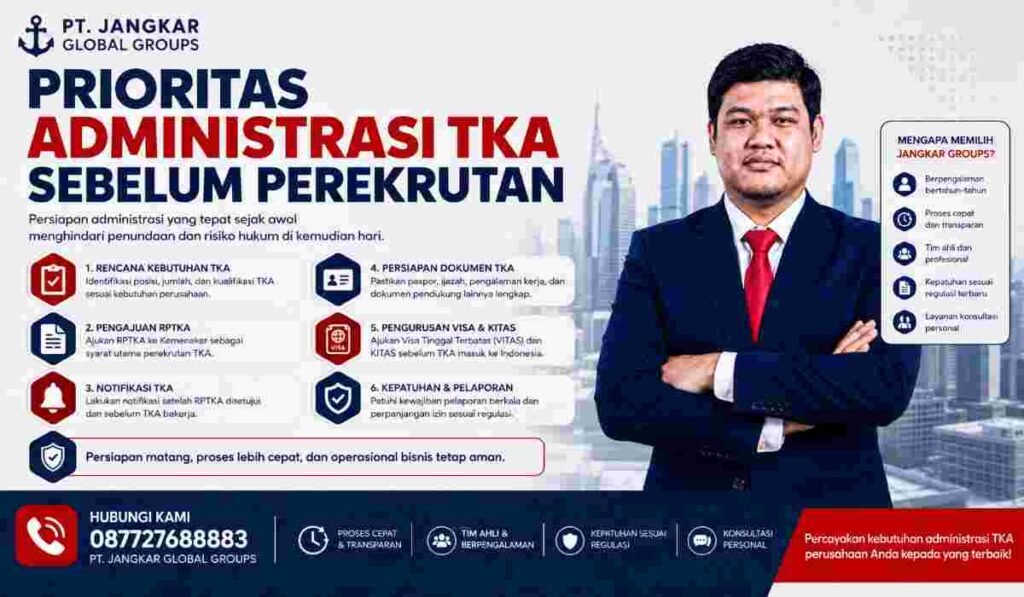 Prioritas Administrasi TKA Sebelum Perekrutan