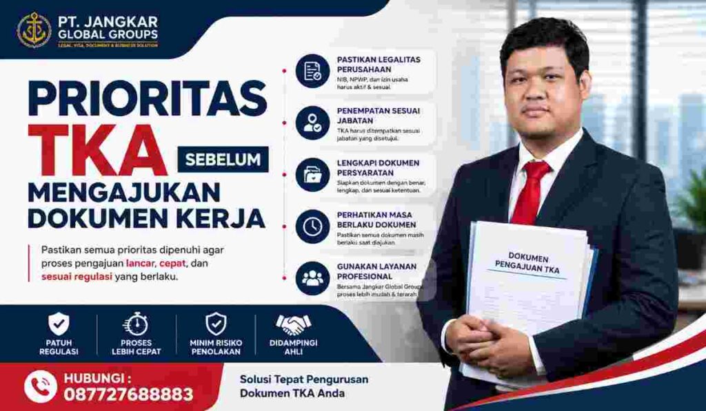 Prioritas TKA Sebelum Mengajukan Dokumen Kerja