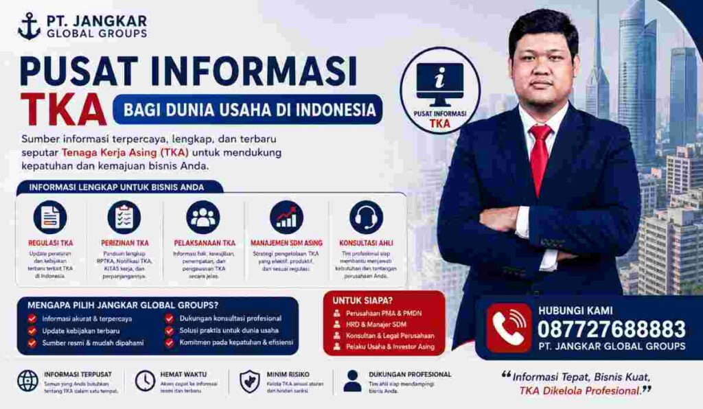 Pusat Informasi TKA bagi Dunia Usaha di Indonesia