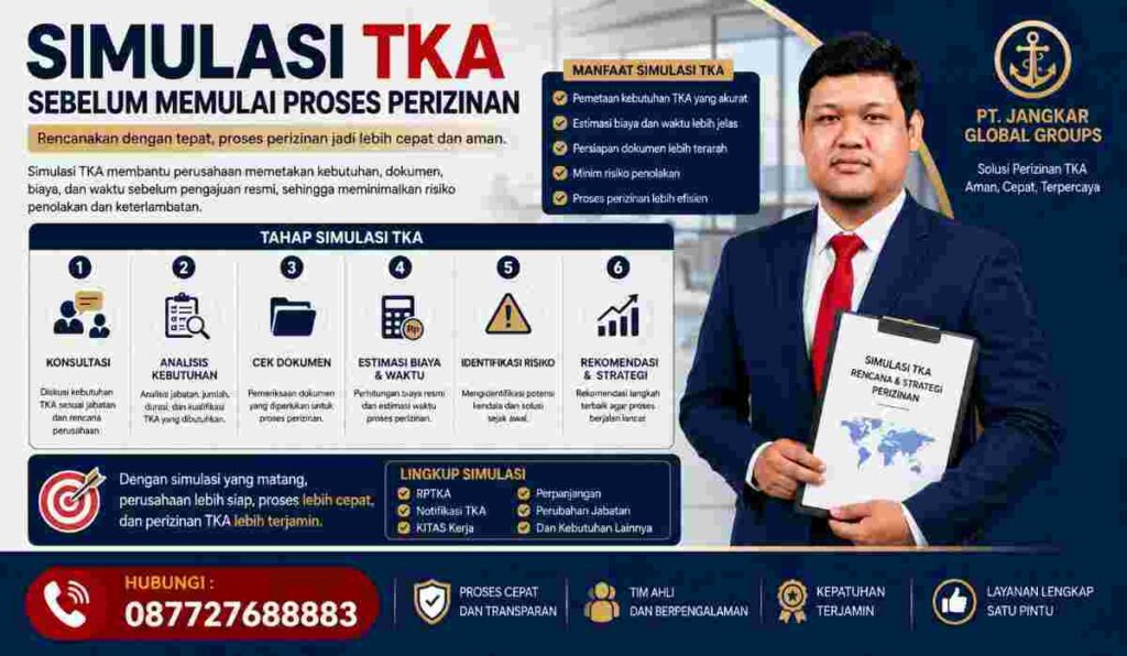 Simulasi TKA Sebelum Memulai Proses Perizinan