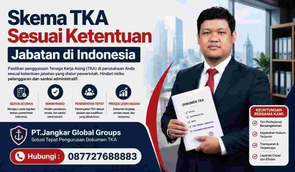 Skema TKA Sesuai Ketentuan Jabatan di Indonesia