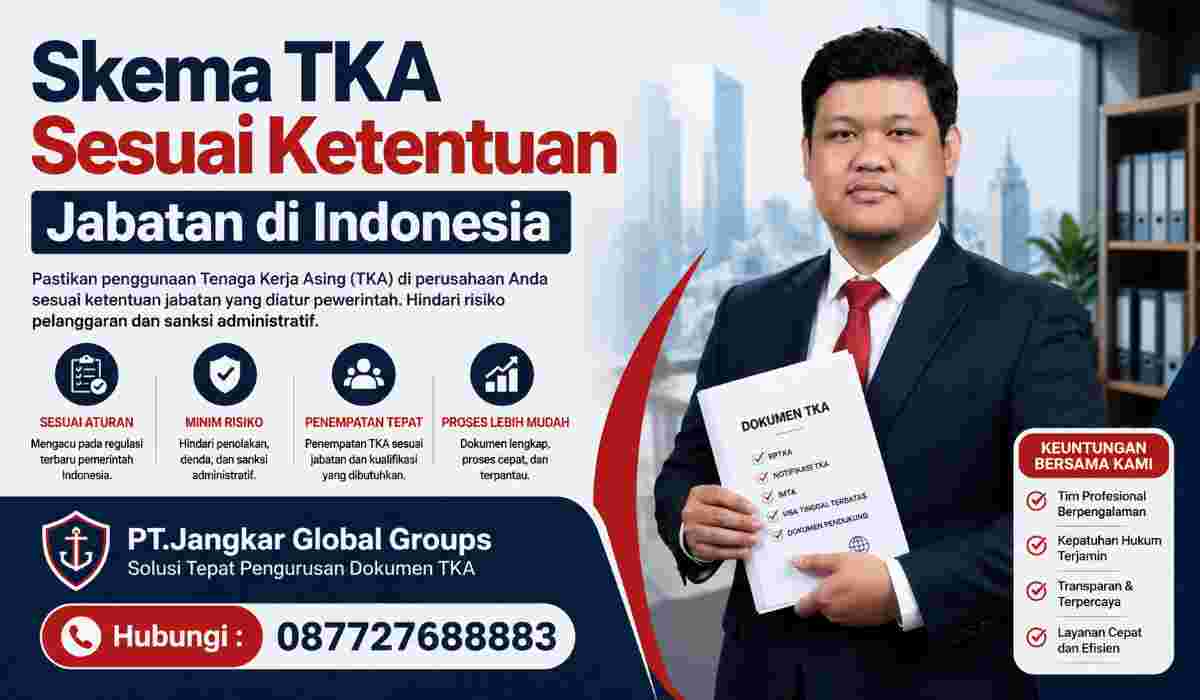 Skema TKA Sesuai Ketentuan Jabatan di Indonesia