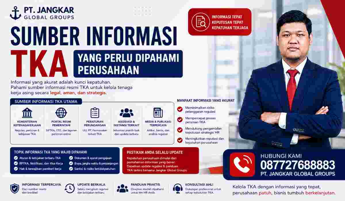 Sumber Informasi TKA yang Perlu Dipahami Perusahaan