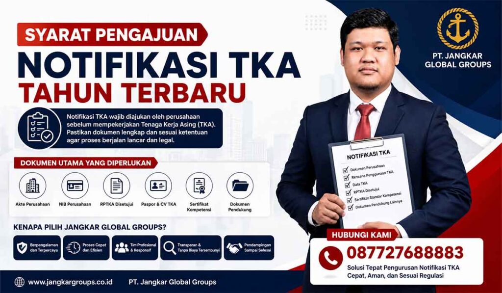 Syarat Pengajuan Notifikasi TKA Tahun Terbaru