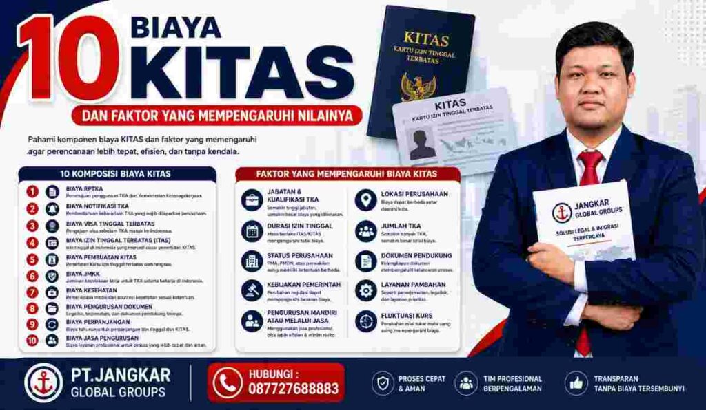 10 Biaya KITAS dan Faktor yang Mempengaruhi Nilainya