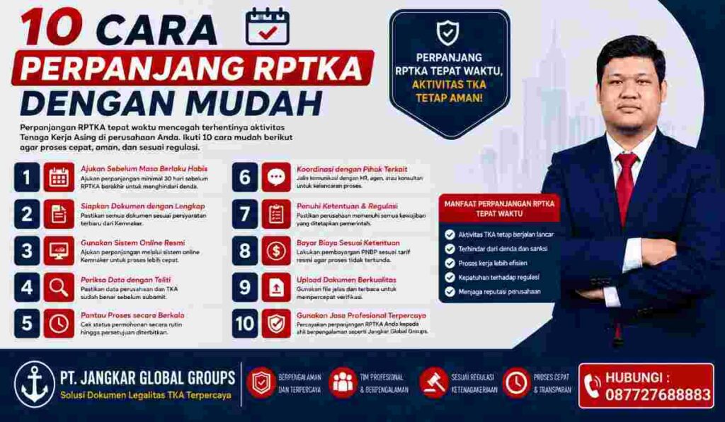 10 Cara Perpanjang RPTKA dengan Mudah