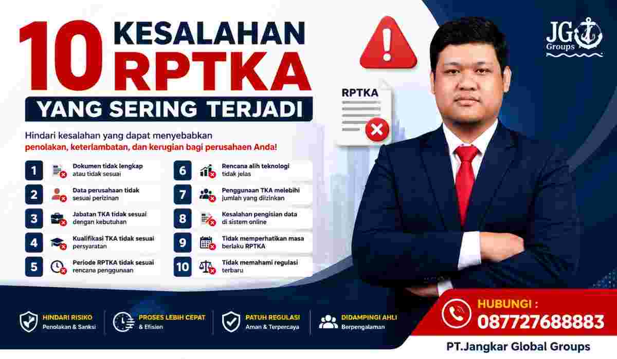 10 Kesalahan RPTKA yang Sering Terjadi