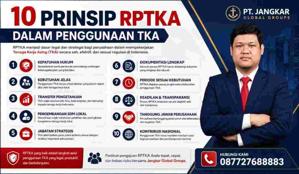 10 Prinsip RPTKA dalam Penggunaan TKA