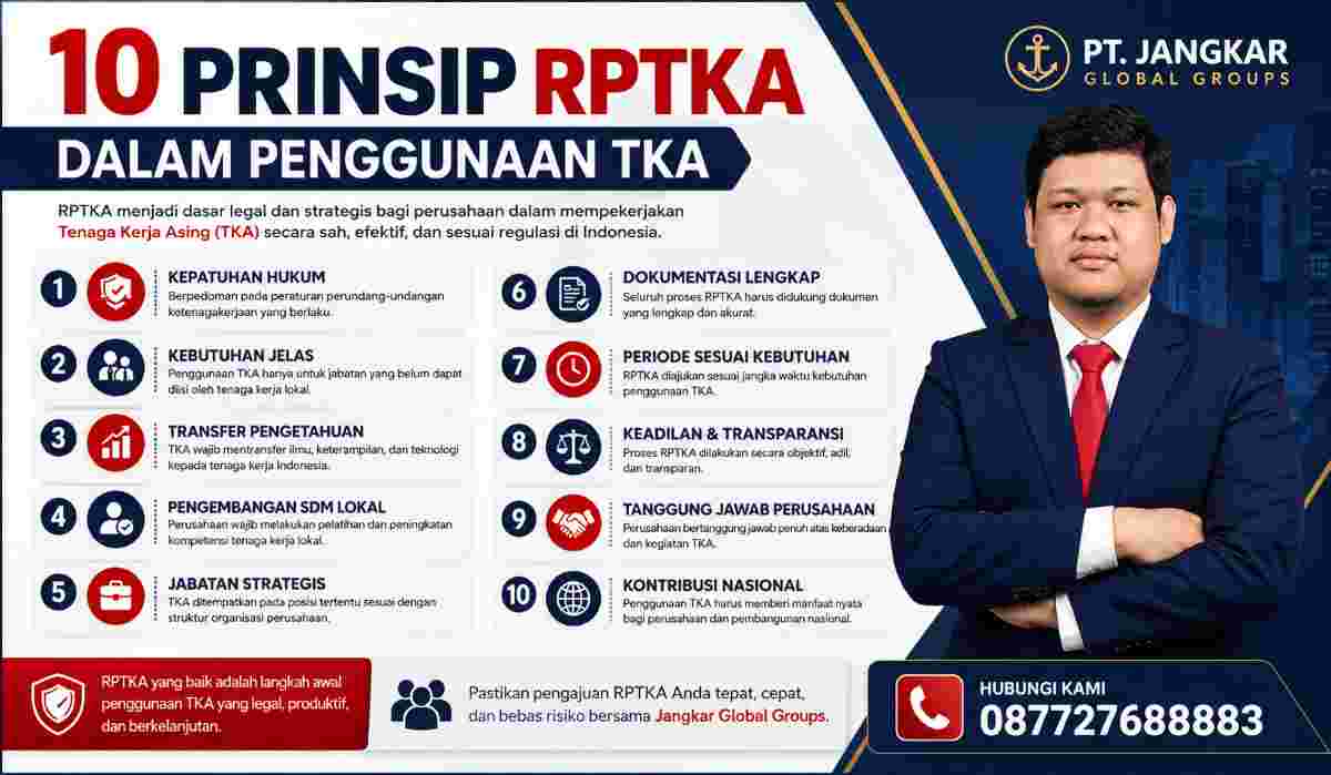 10 Prinsip RPTKA dalam Penggunaan TKA