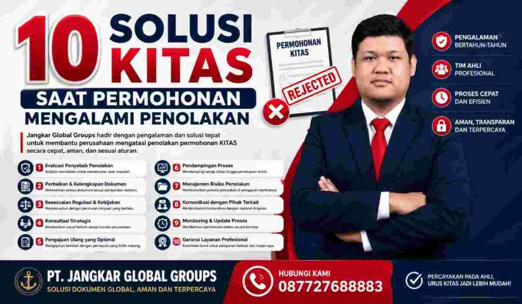 10 Solusi KITAS Saat Permohonan Mengalami Penolakan