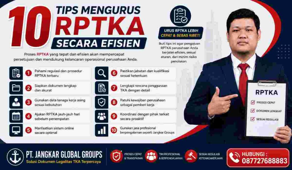 10 Tips Mengurus RPTKA Secara Efisien