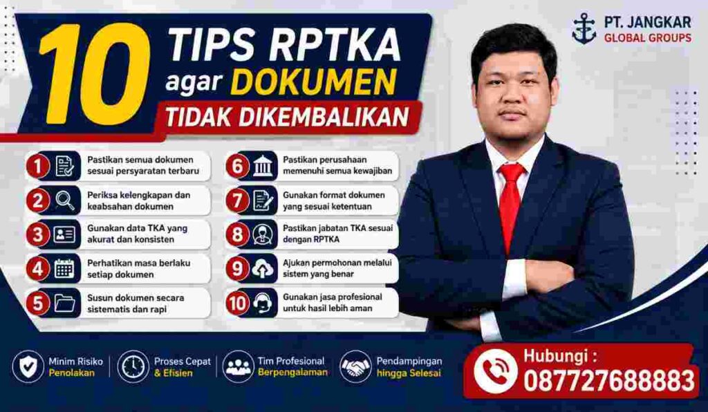 10 Tips RPTKA agar Dokumen Tidak Dikembalikan