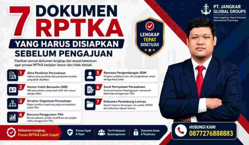 7 Dokumen RPTKA yang Harus Disiapkan Sebelum Pengajuan