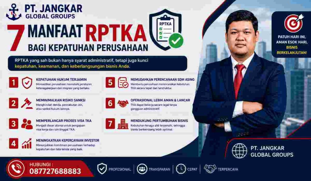 7 Manfaat RPTKA bagi Kepatuhan Perusahaan