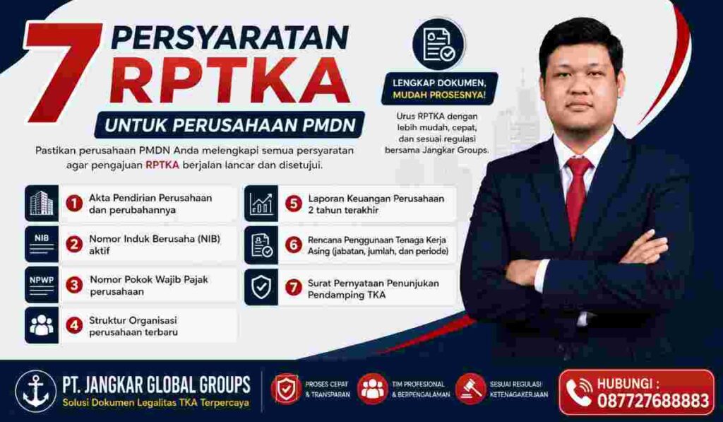 7 Persyaratan RPTKA untuk Perusahaan PMDN