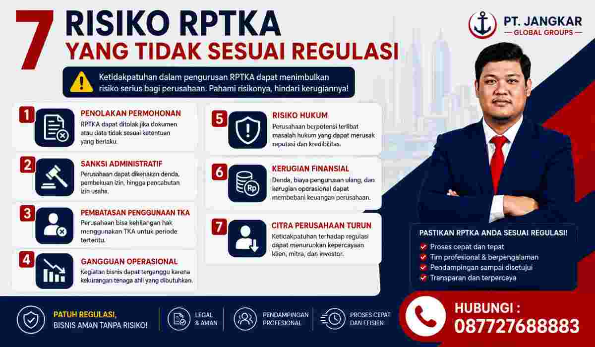 7 Risiko RPTKA yang Tidak Sesuai Regulasi