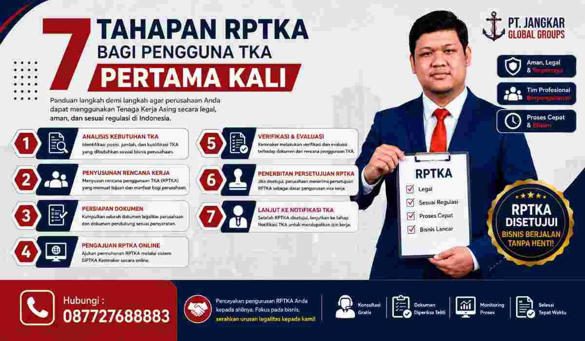 7 Tahapan RPTKA bagi Pengguna TKA Pertama Kali