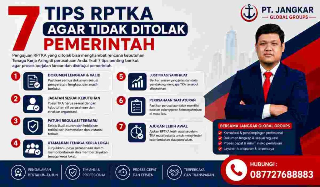 7 Tips RPTKA agar Tidak Ditolak Pemerintah