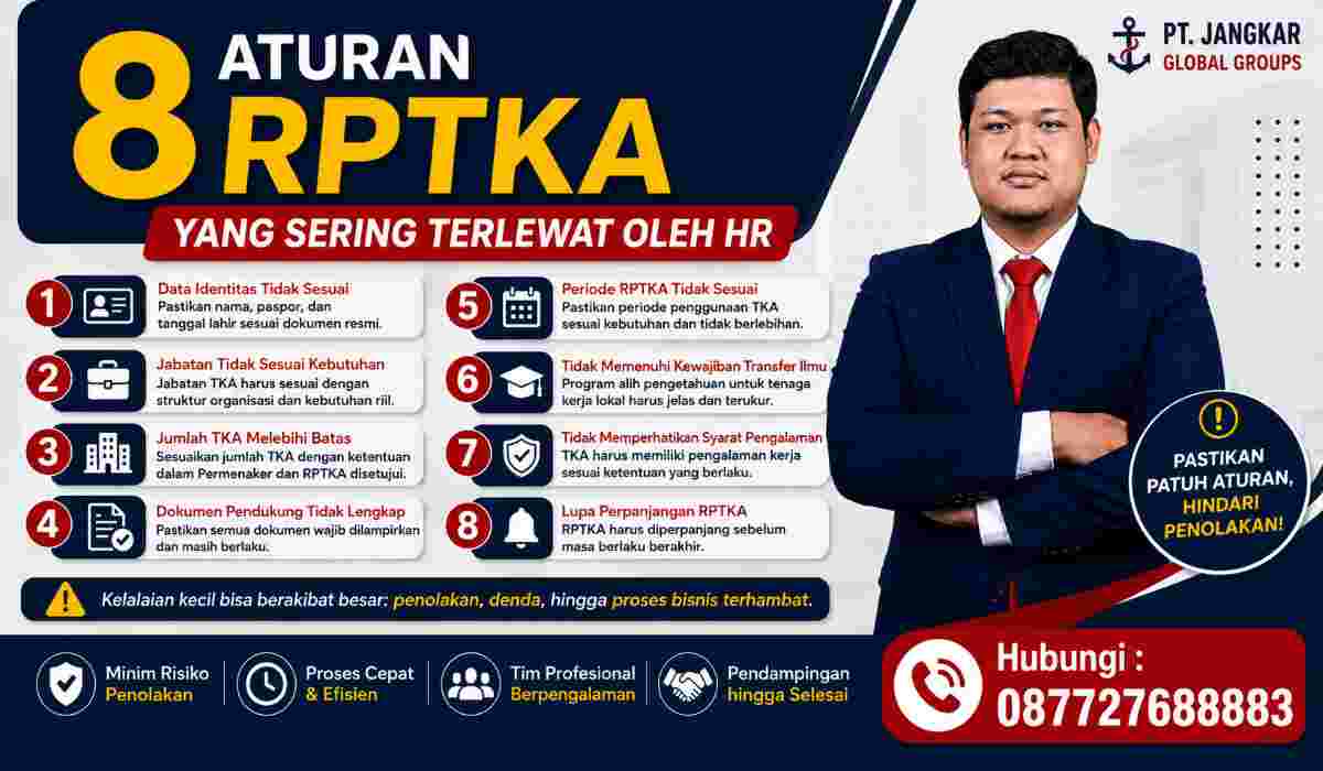 8 Aturan RPTKA yang Sering Terlewat oleh HR